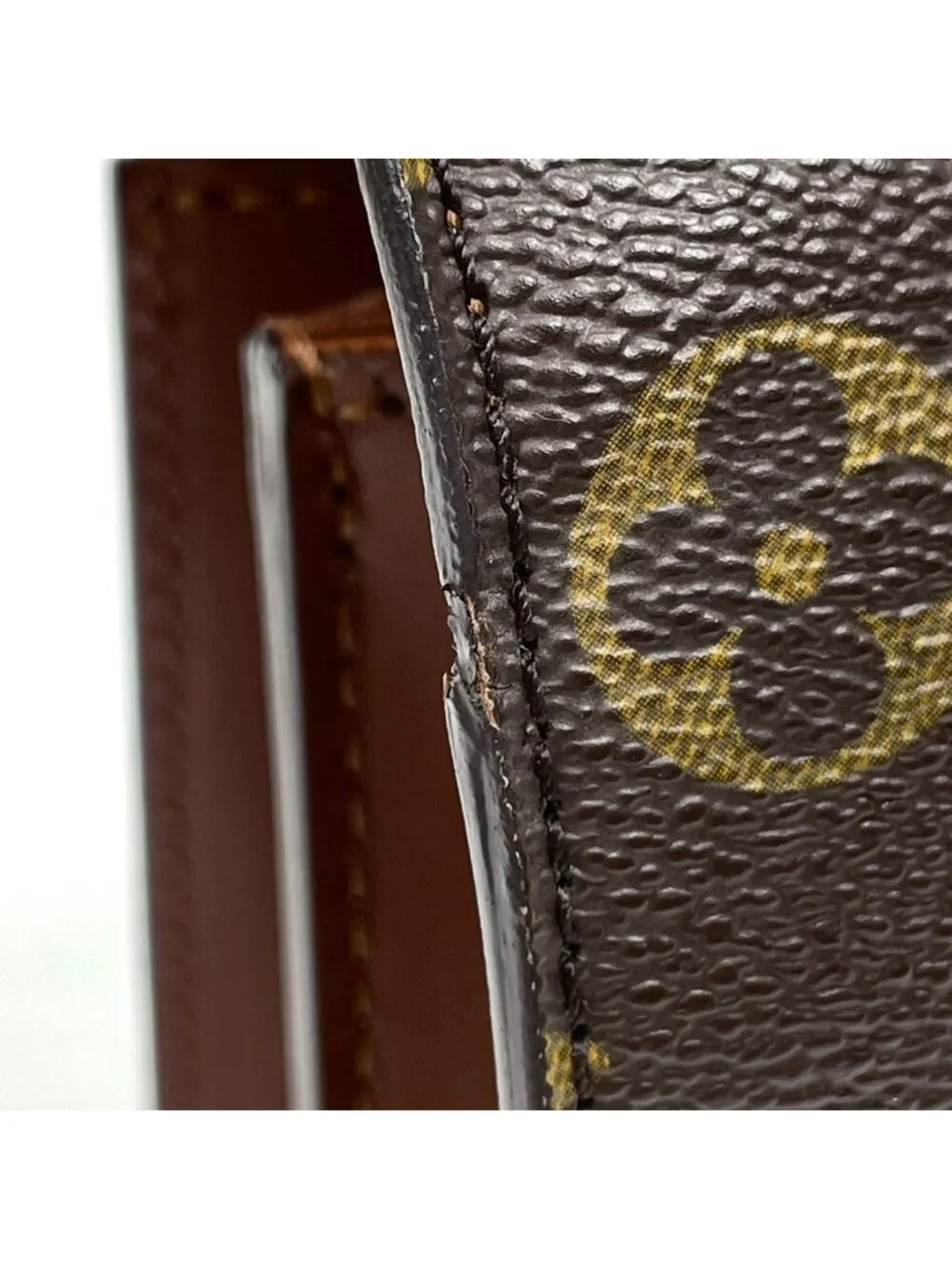 Louis Vuitton Concorde Handbag Monogram Brown